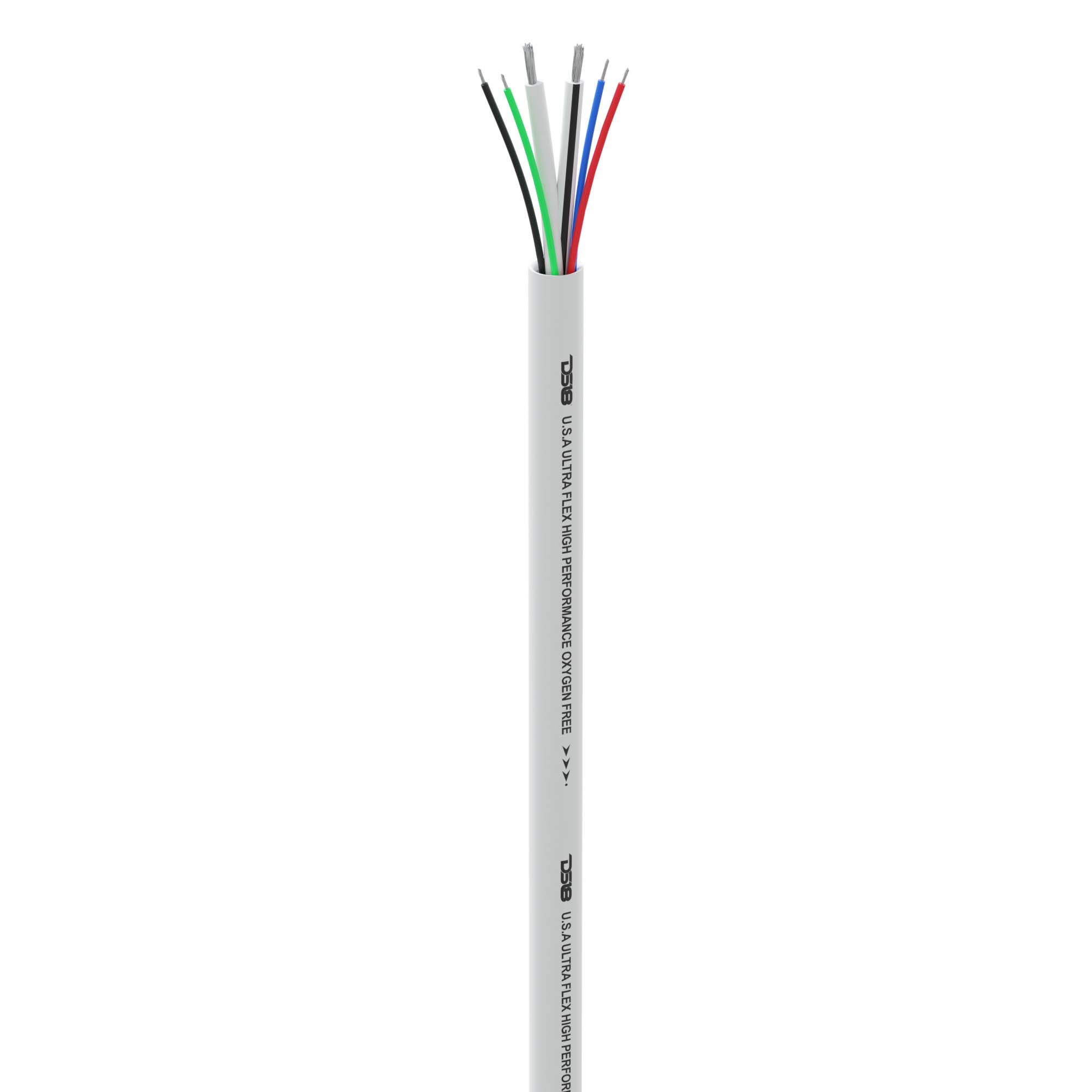 DS18 Marine Tinned OFC 18-GA Rgb Wires with 12-GA Speaker Wires 100 Feet