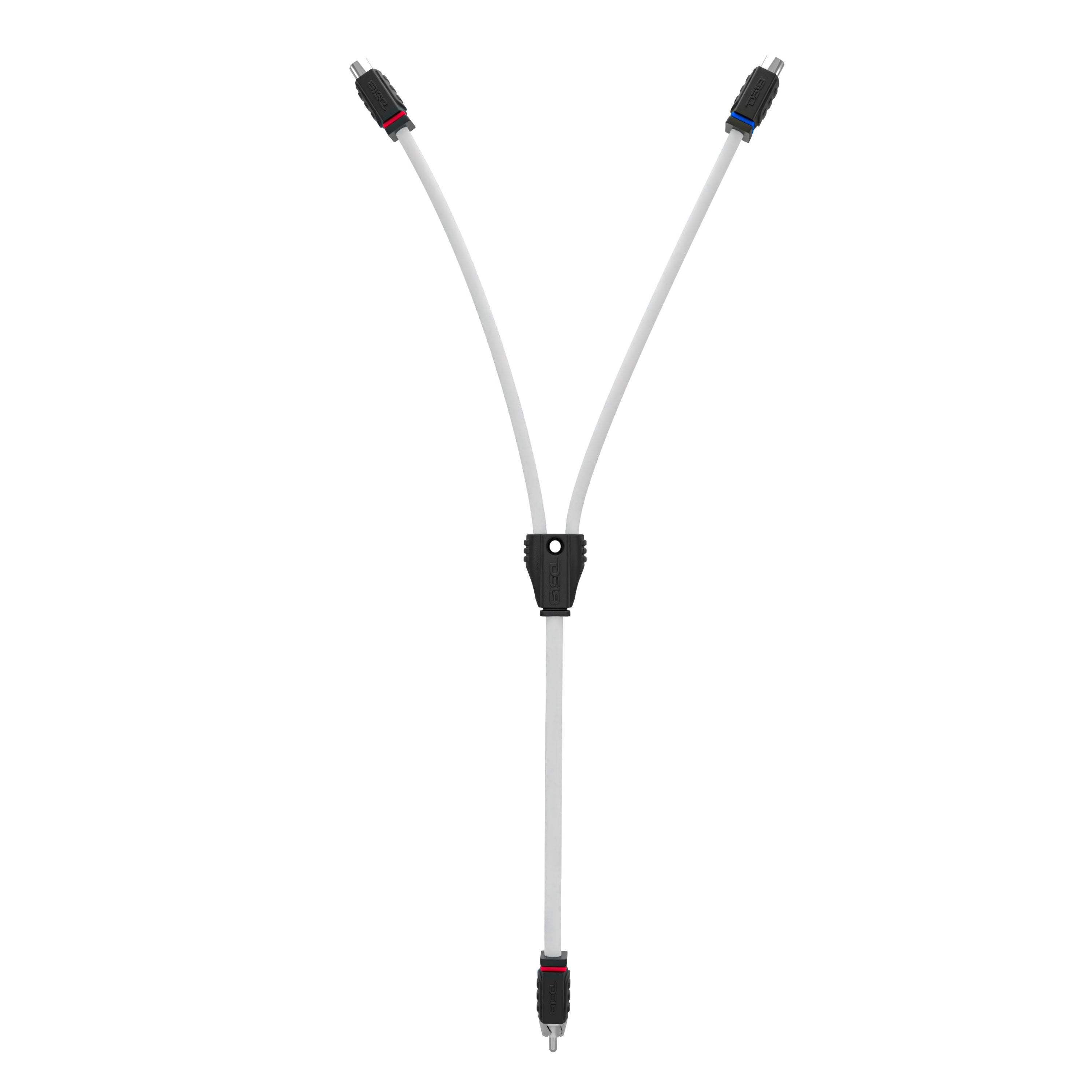 DS18 Marine Grade Tinned 100% Copper OFC 2 Female to 1 Male Spliter RCA