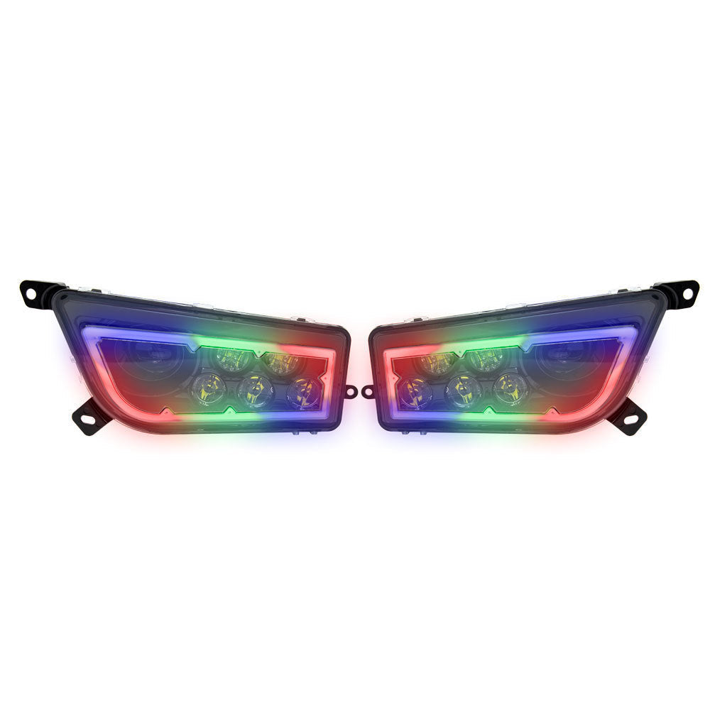Metra MPS-RZ1RGB Polaris RZR RGB LED Headlights with Bluetooth Control