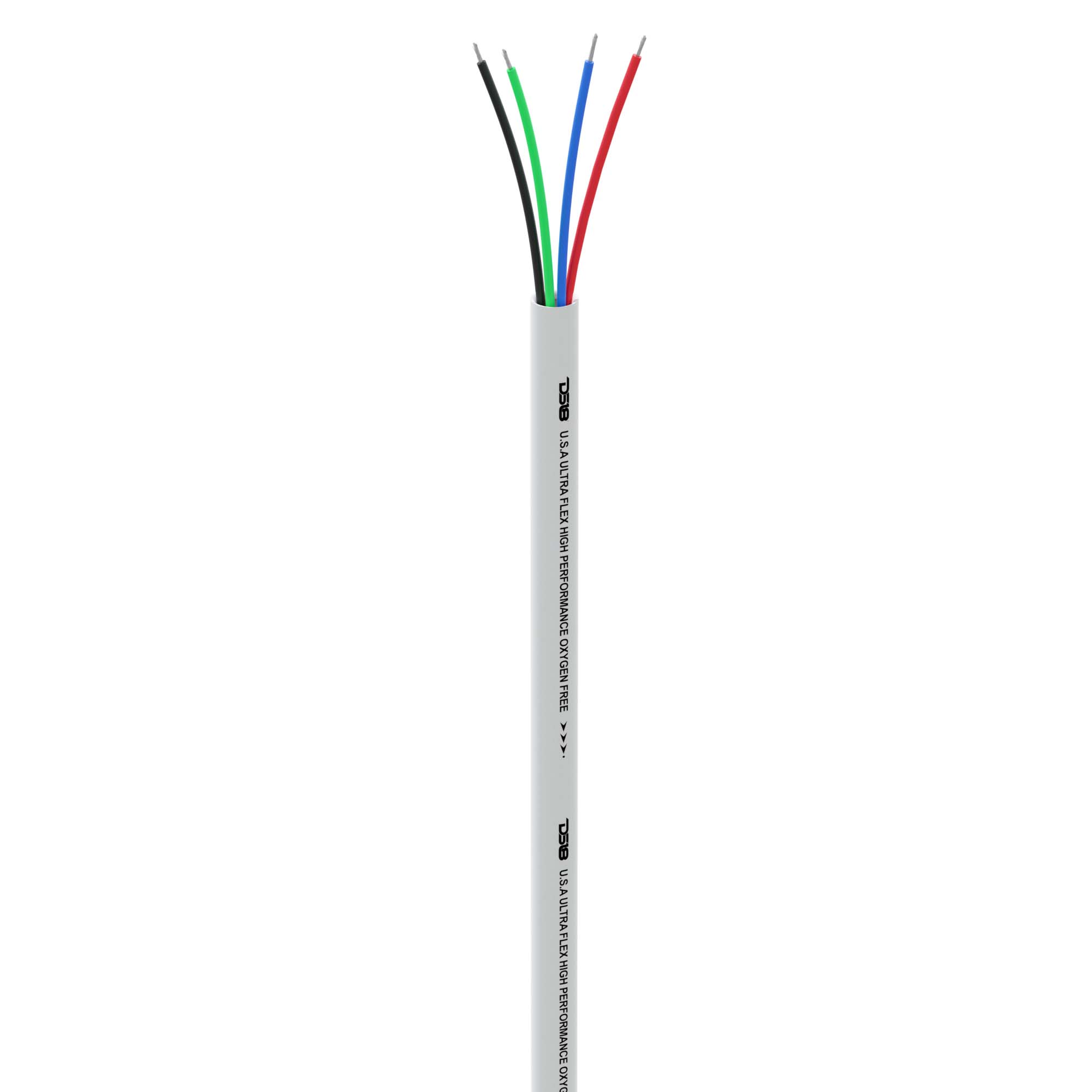 DS18 18-GA Marine Tinned 100% Copper OFC LED RGB Wires -100 Feet