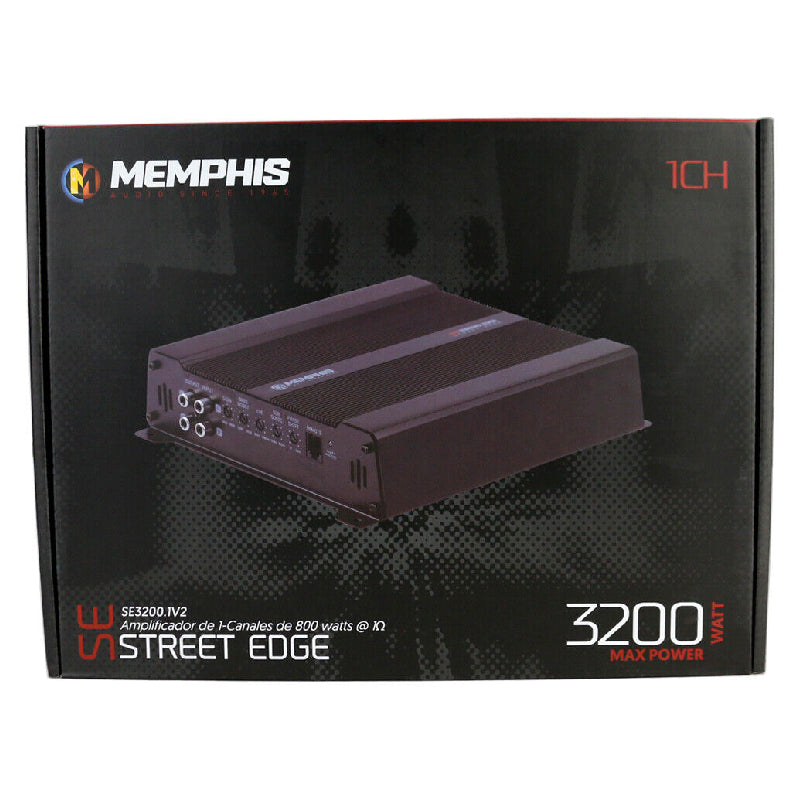 Memphis Audio  SE3200.1V2 Street Edge Series Version 2 550W x 1 @2Ohms, 3200W Max Power Mono Block Car Amplifier