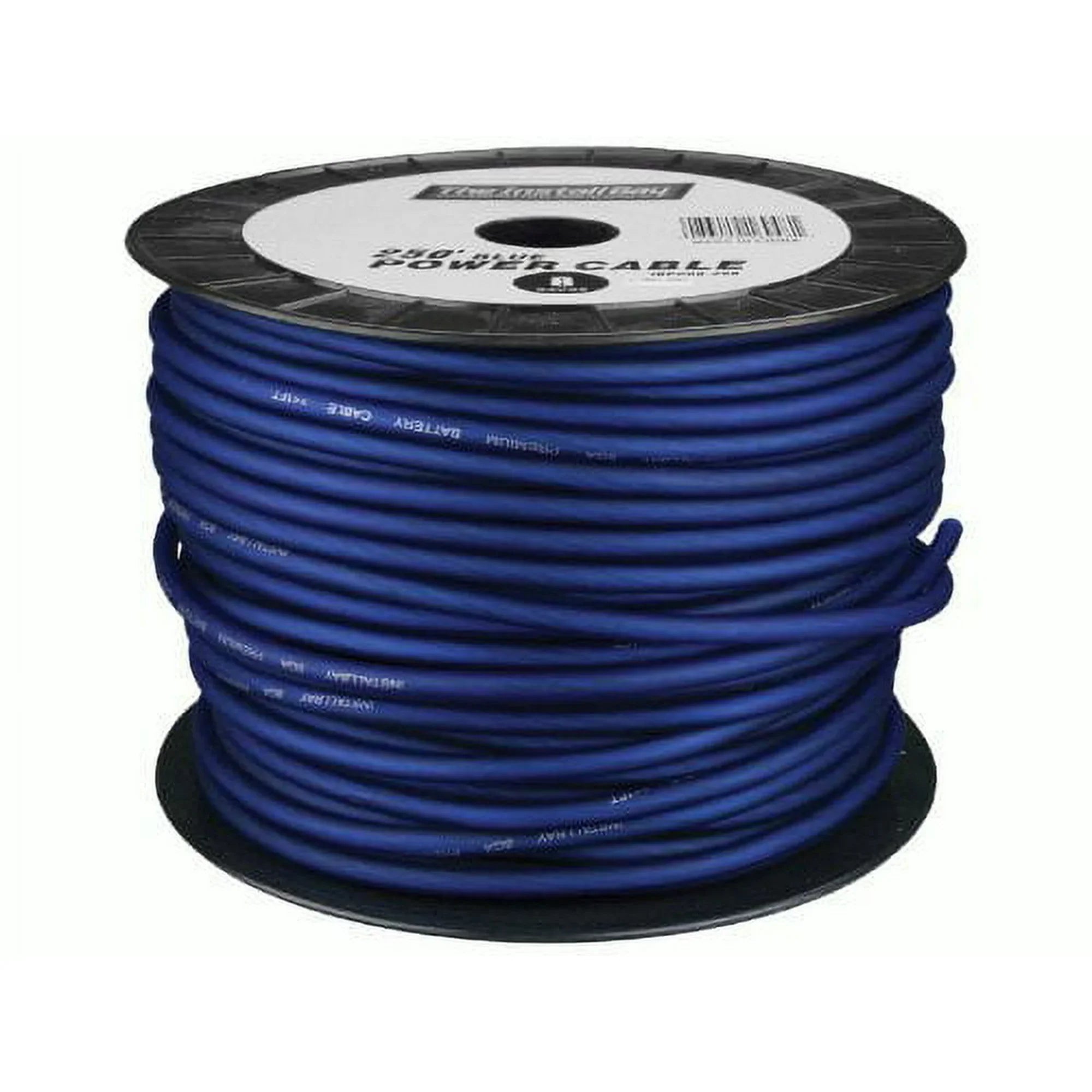 Install Bay IBPC04-125 Value Line 4 Gauge Blue Power Cables 125Ft Each New