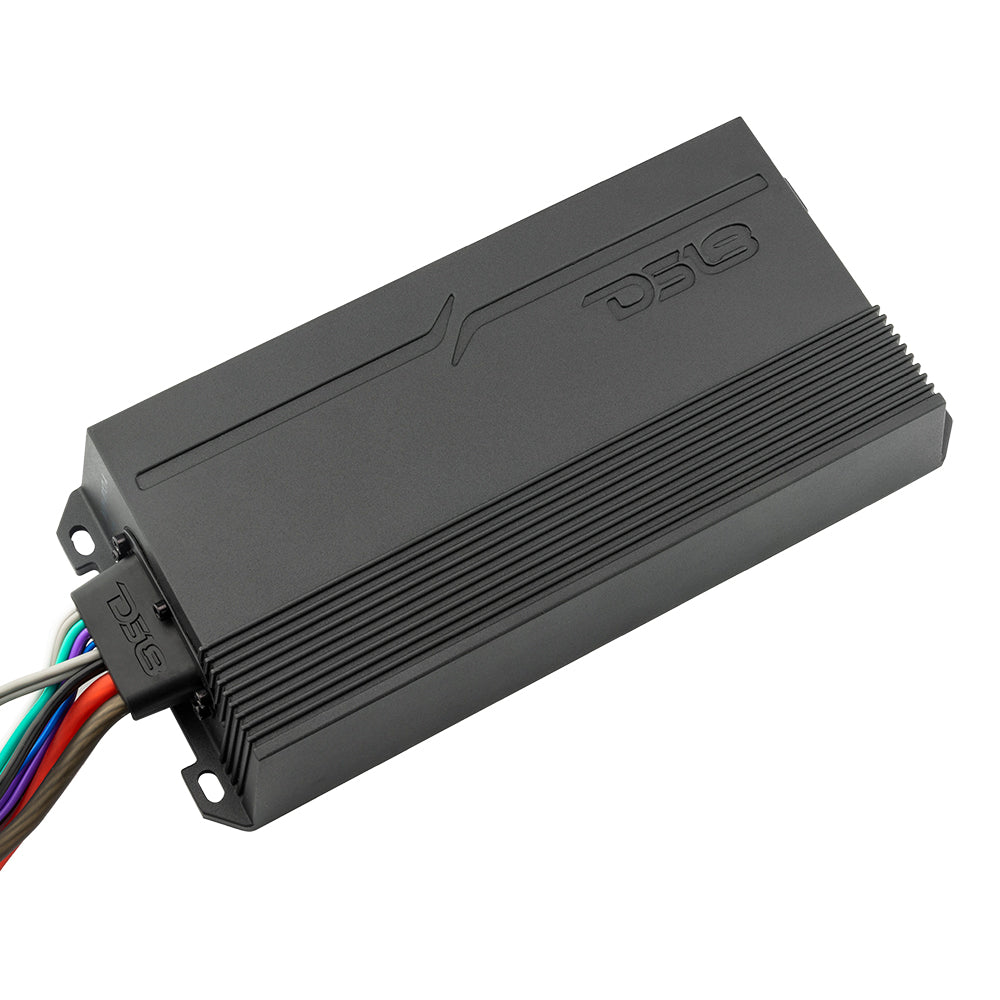 DS18 NVY 4-Channel Full-Range IP67 Submersible Marine and Powersports Amplifier 120 x 4 @ 4-Ohm Watts Rms
