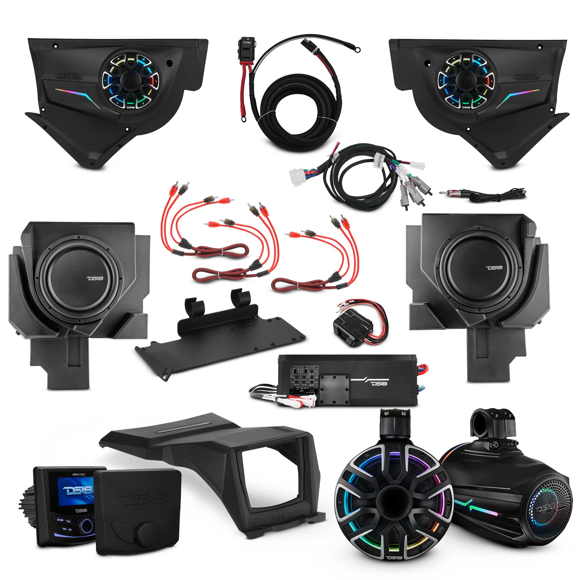 Can-Am Maverick X3 NVY Stage - Door Speaker Panels, 8