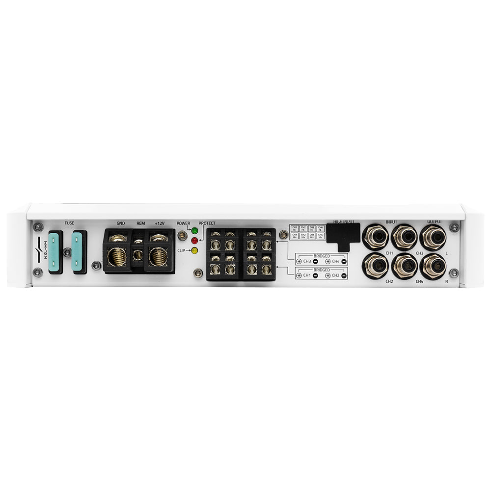 DS18 NXL 4-Channel Full-Range Class D IP55 Marine Amplifier 4 x 150 Watts Rms @ 4-Ohm