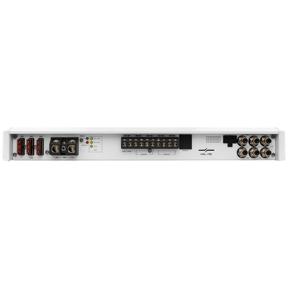 DS18 NXL 5-Channel Full-Range Class D IP55 Marine Amplifier 4 x 150 @ 4-Ohm and 1 x 600 watts RMS @ 2 Ohm