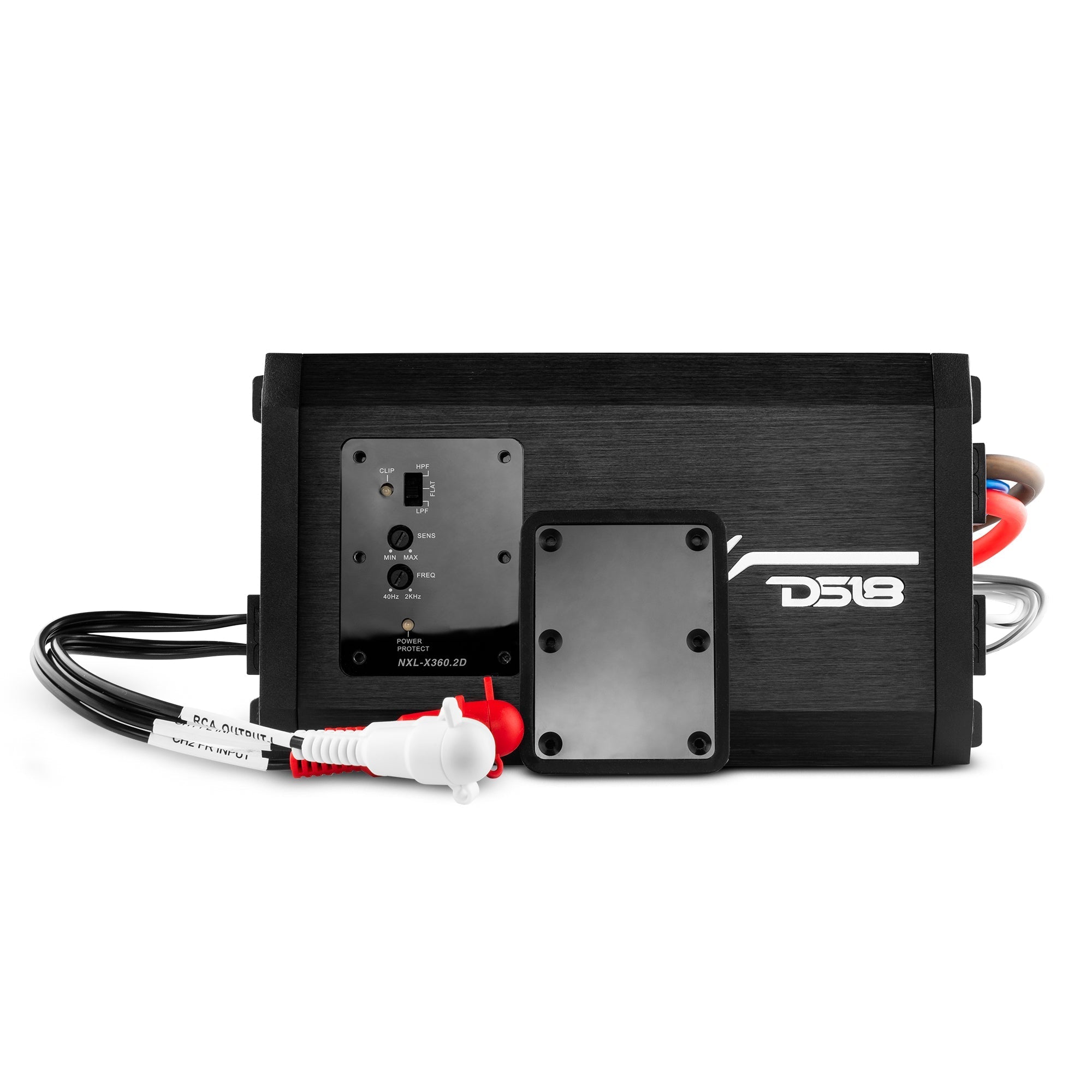 DS18 NXL 2-Channel Full-Range Class D IP67 Marine and Powersports Amplifier 2 x 180 Watts Rms @ 4-Ohm