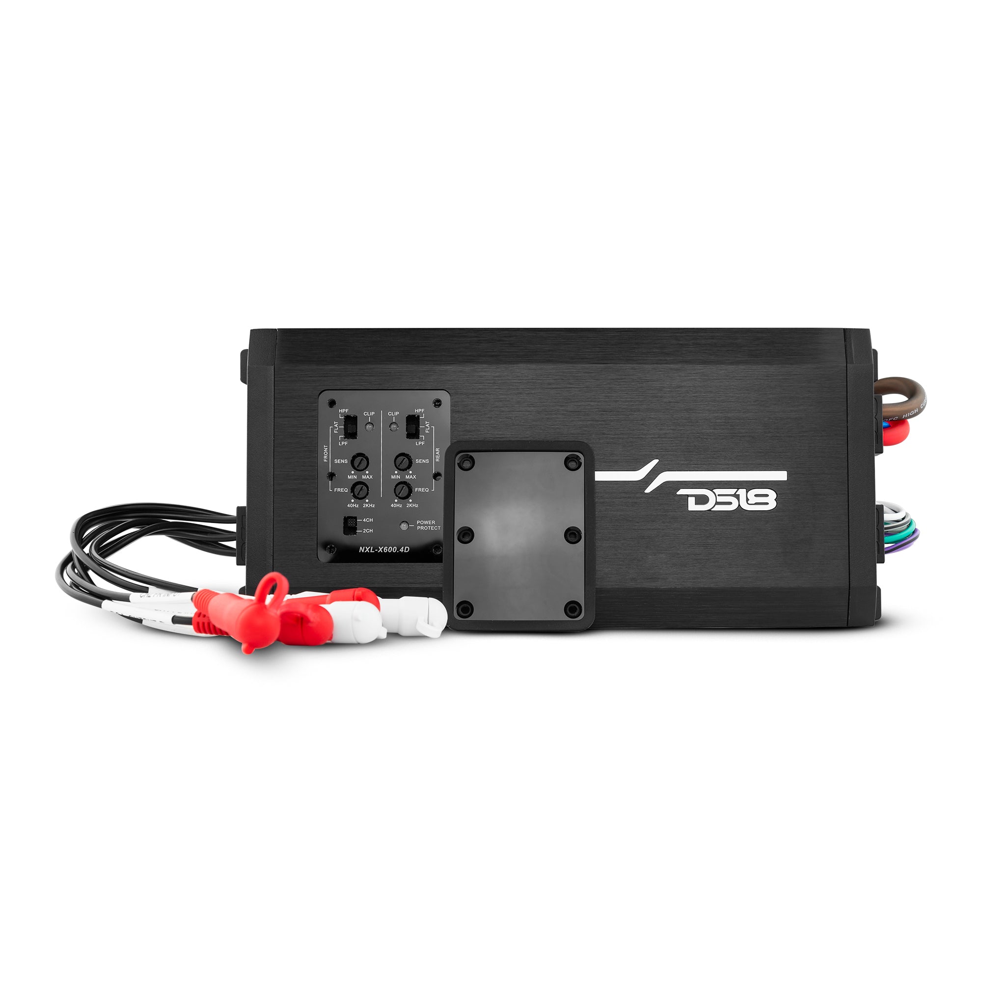 DS18 NXL 4-Channel Full-Range Class D IP67 Marine and Powersports Amplifier 4 x 150 Watts Rms @ 4-Ohm