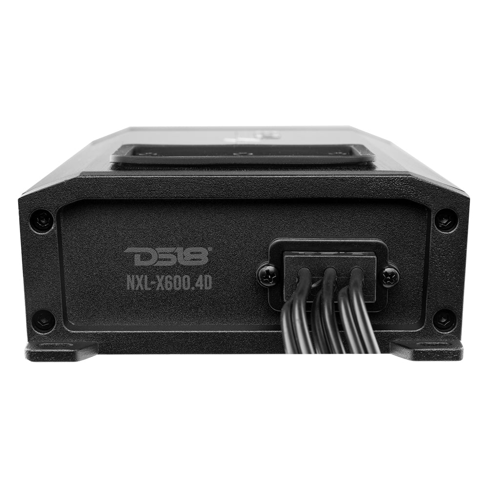 DS18 NXL 4-Channel Full-Range Class D IP67 Marine and Powersports Amplifier 4 x 150 Watts Rms @ 4-Ohm