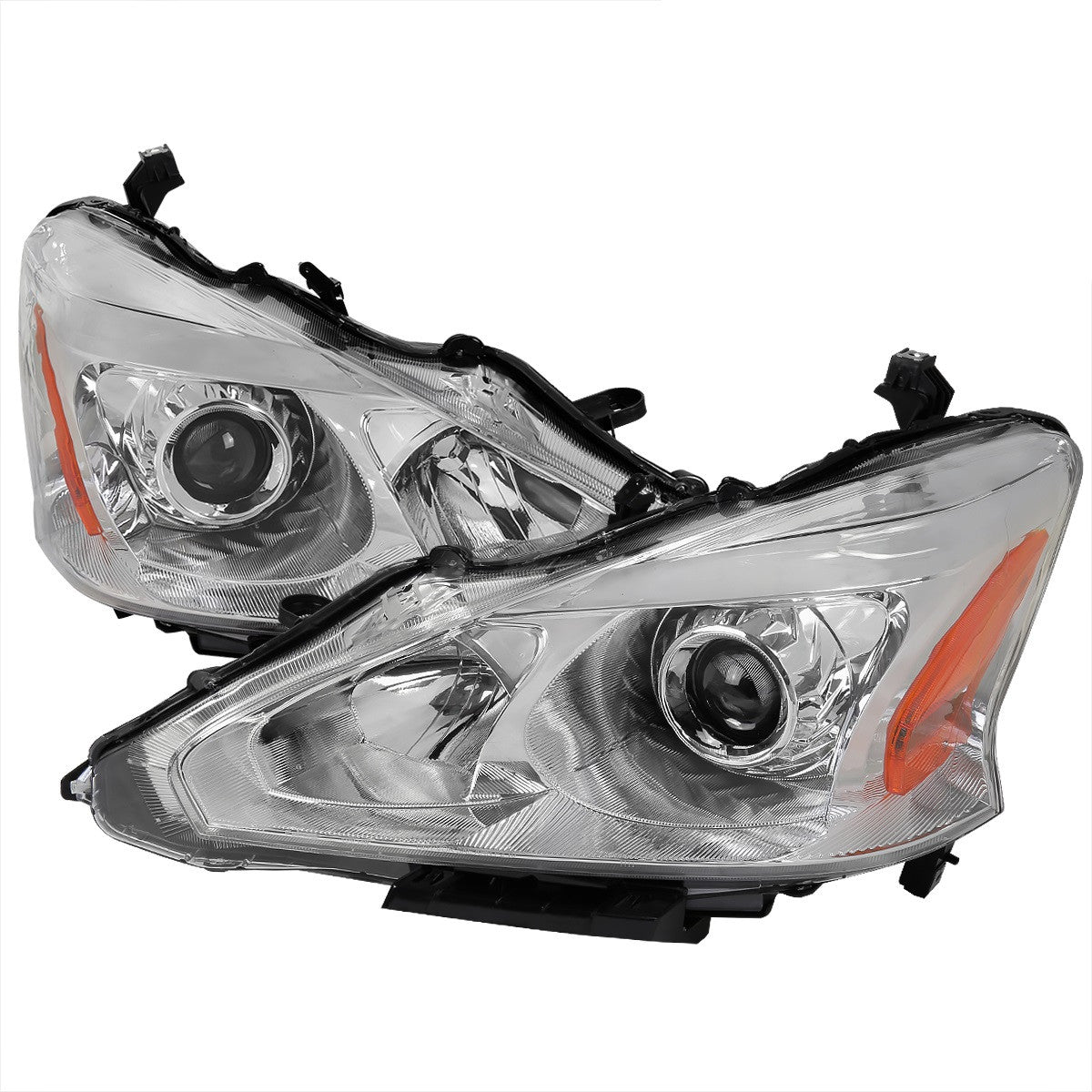 Spec-D 13-15 Nissan Altima Sedan Projector Headlights Chrome