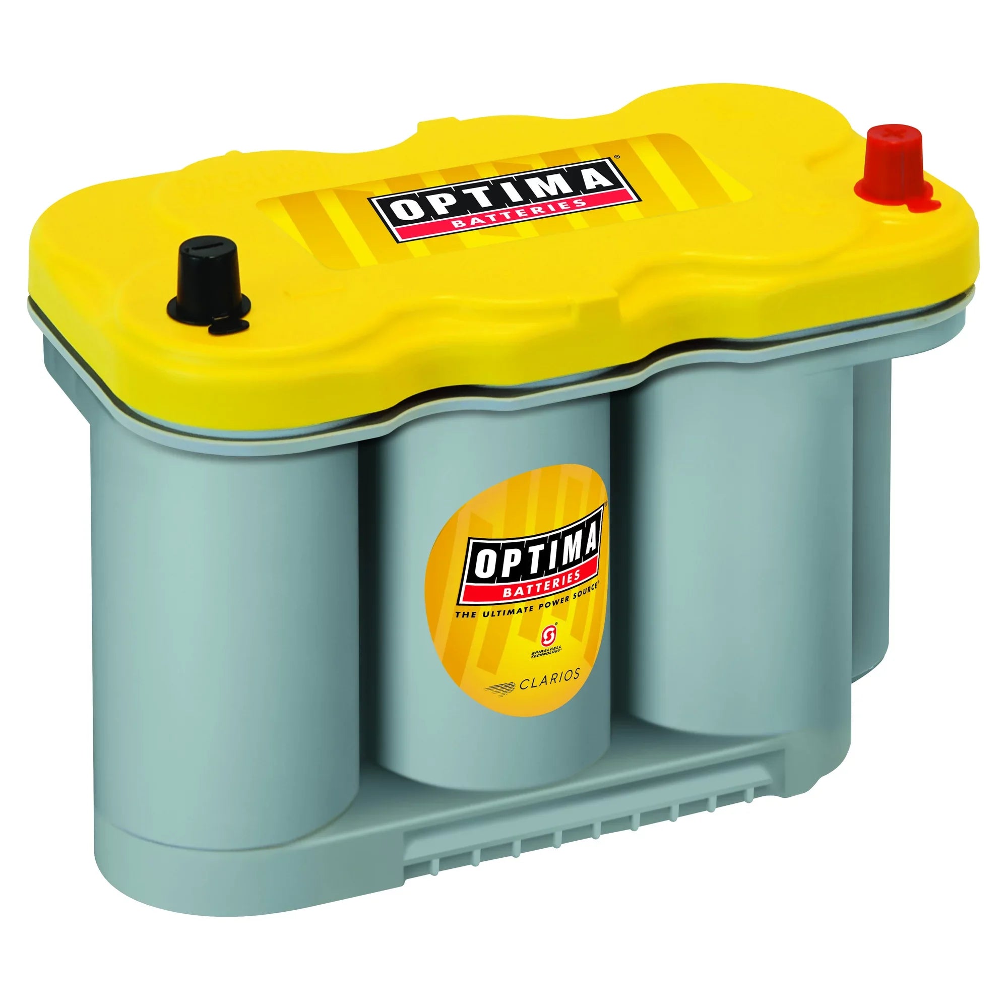 OPTIMA YellowTop AGM Spiralcell Dual Purpose Battery, Group Size 27F