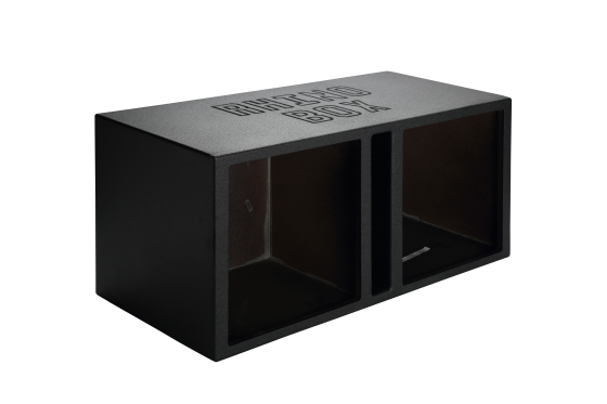 2X15'' Compaq Square Hole Slot Ported Sub Box Poly