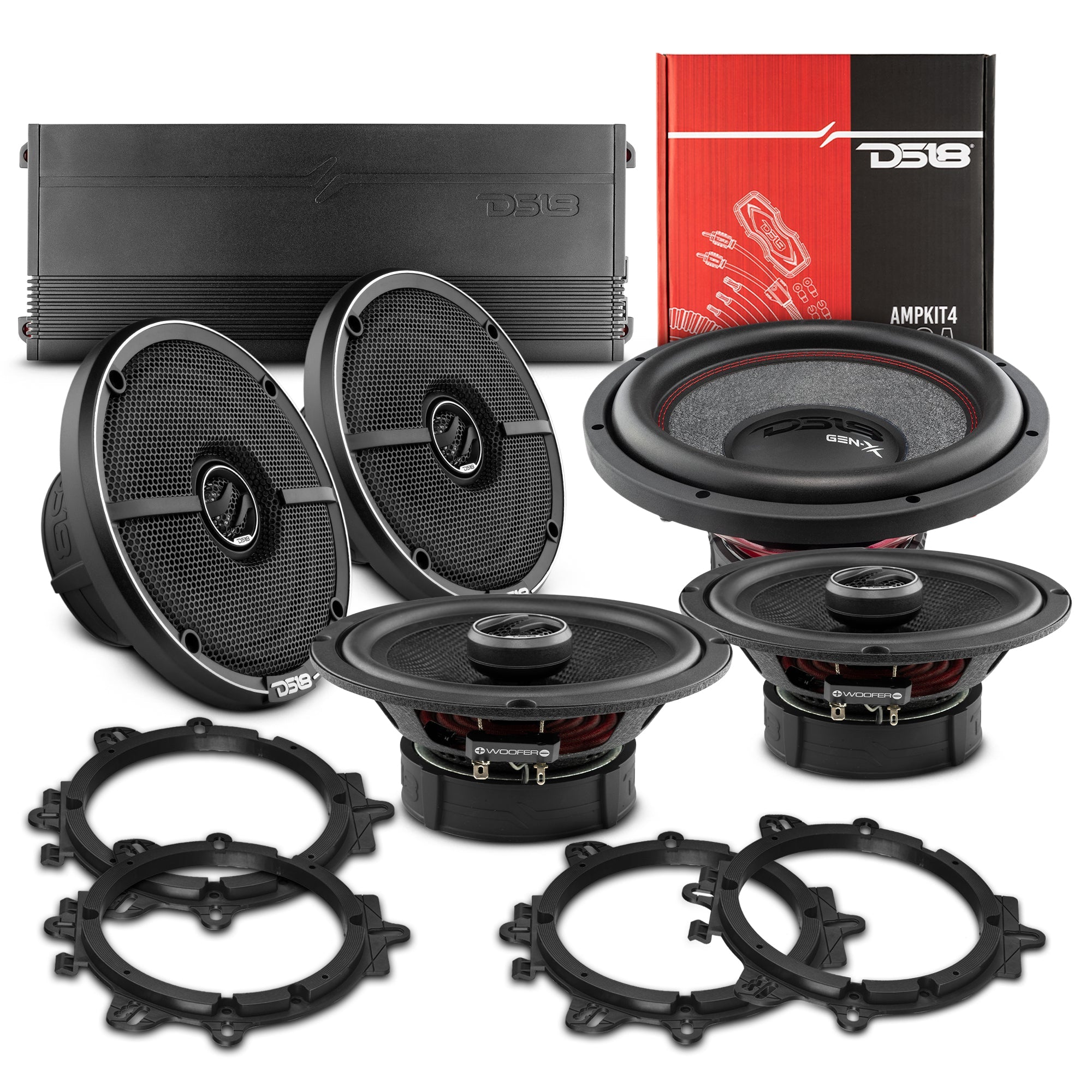 Car Audio + Bass Bundle: 6.5