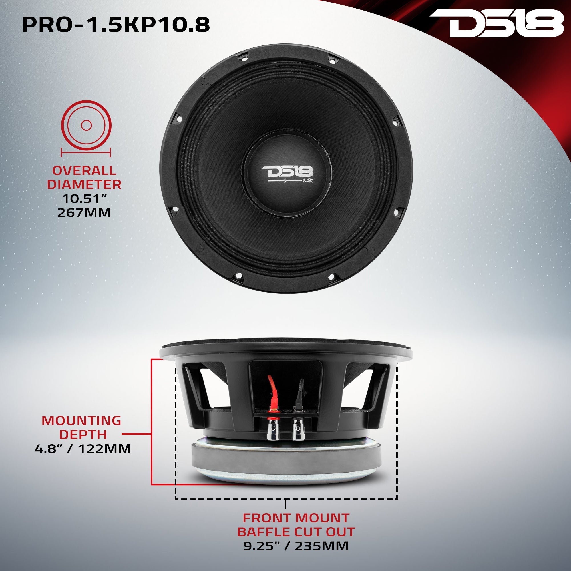 PANCADÃO Mid-Bass Loudspeaker 10