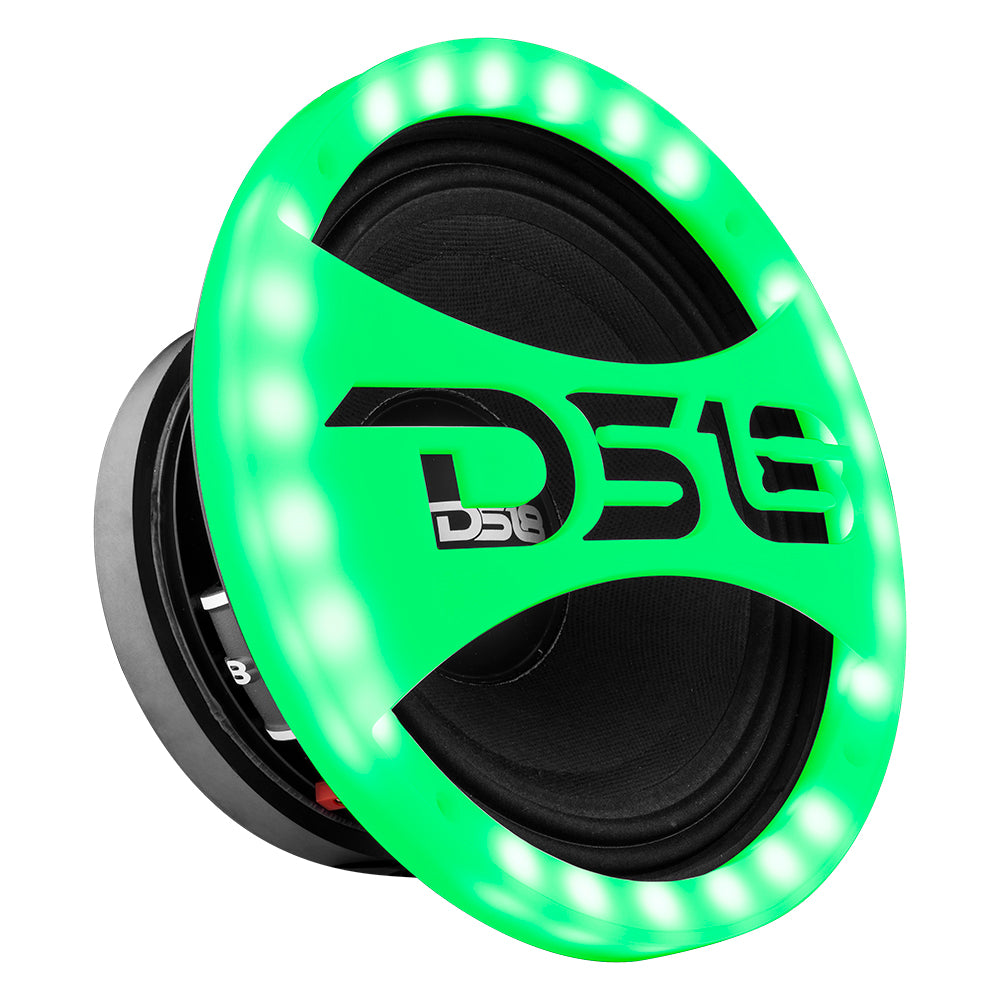DS18 Universal Speaker Grill Cover -RGB LED Lights