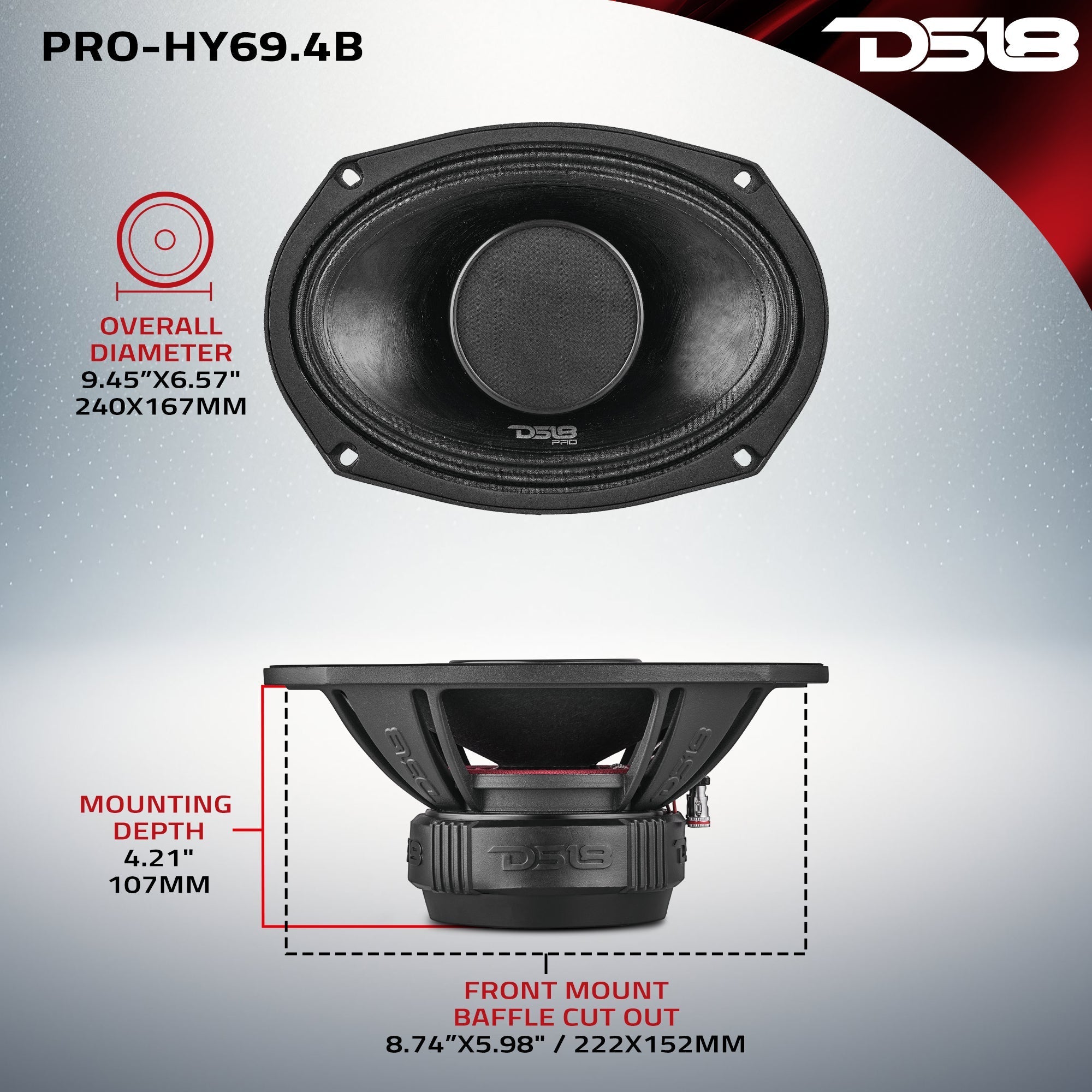 DS18 PRO 6x9