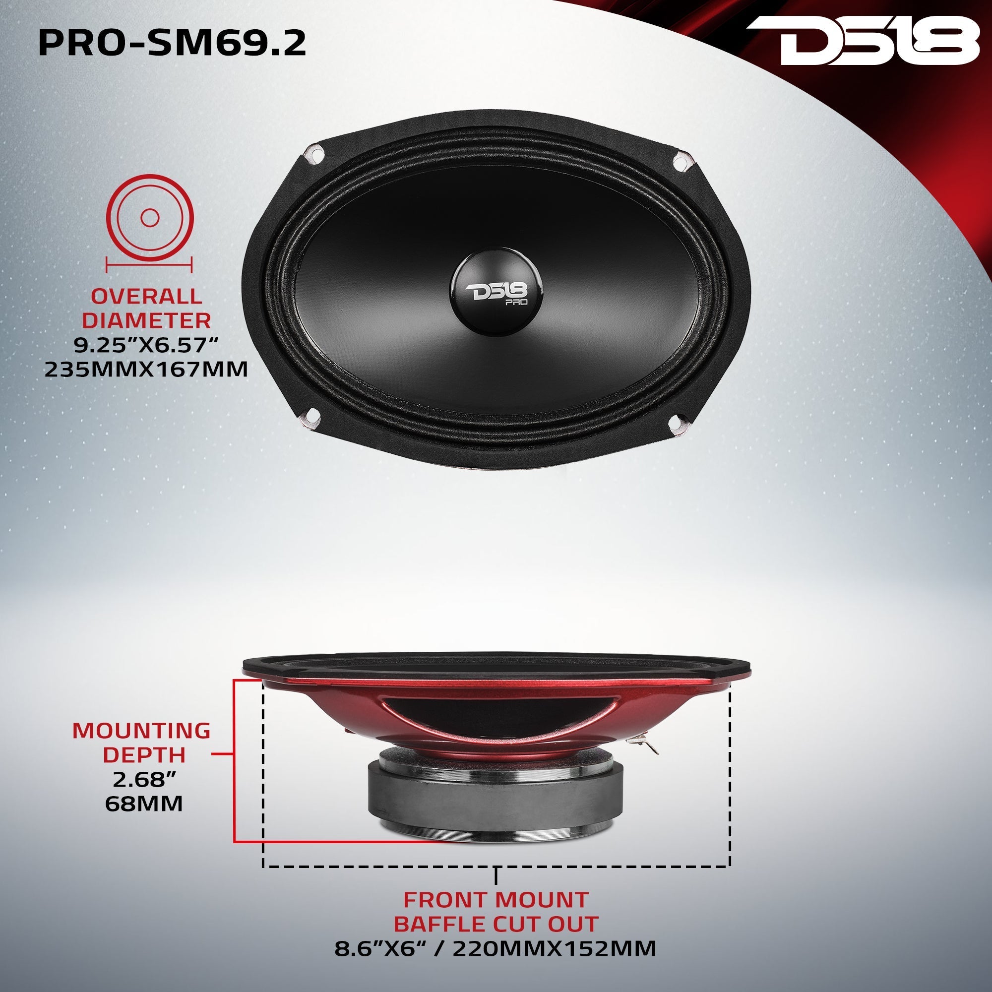 DS18 PRO 6x9