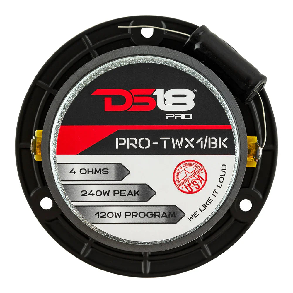 DS18 PROX6.4BMPK Pair of PRO-X6.4BM & Pair of PRO-TW1X/BK Package