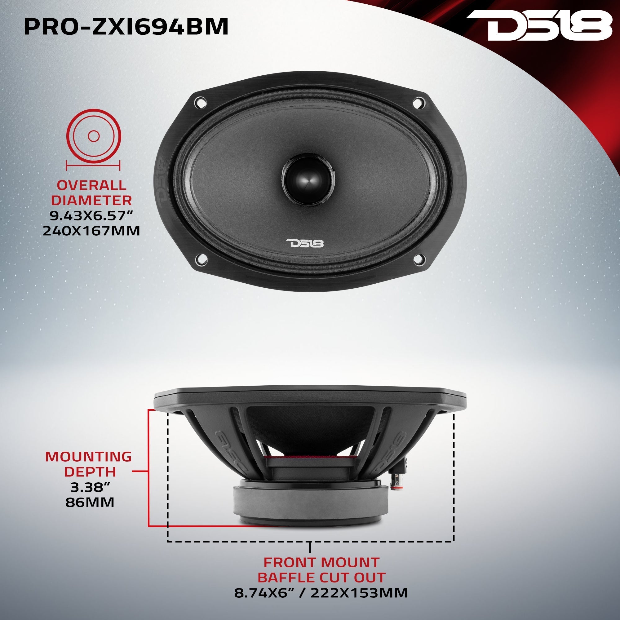 DS18 PRO-ZXI 6x9