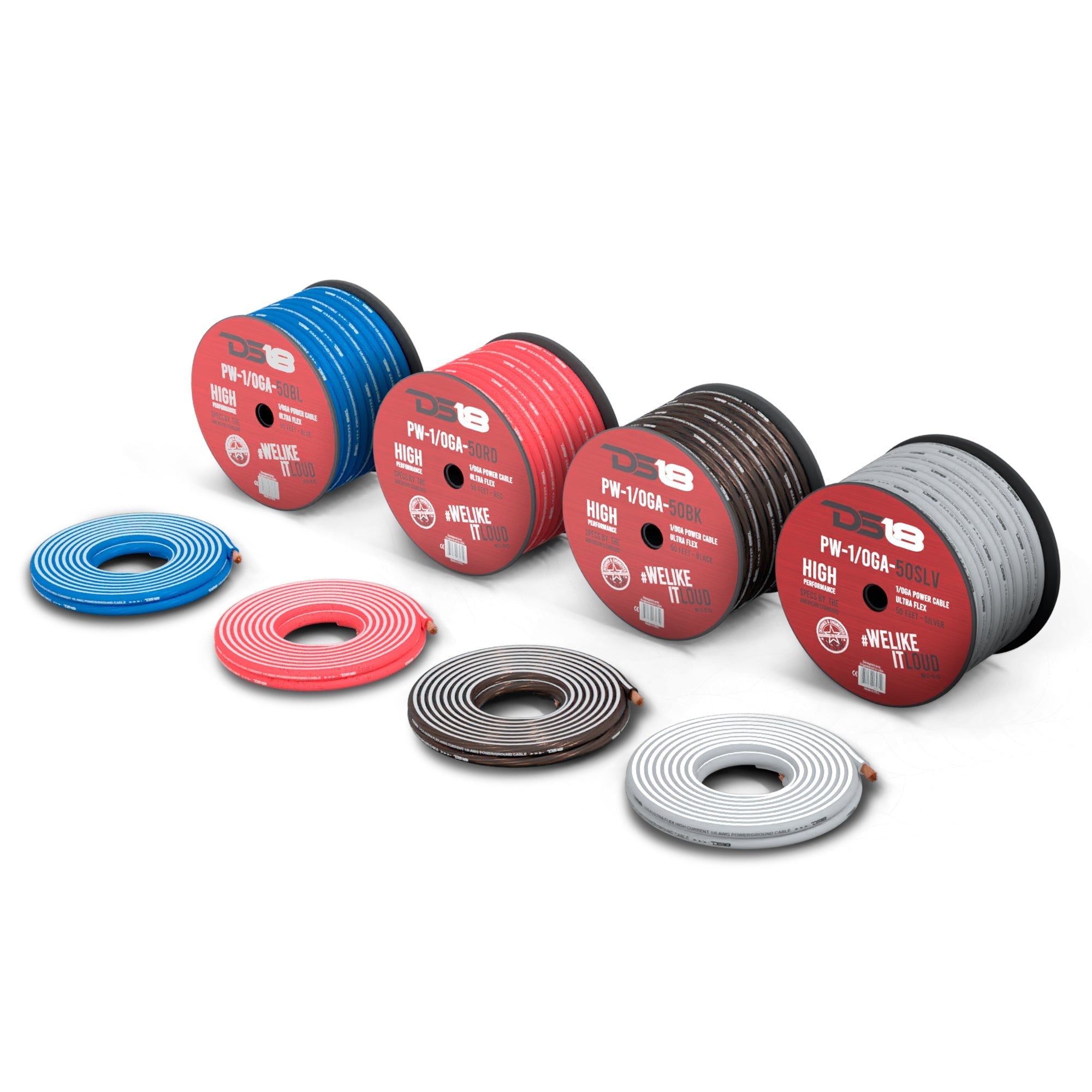 ds18 1/0-GA CCA Ground, Power Cable, 50 Feet