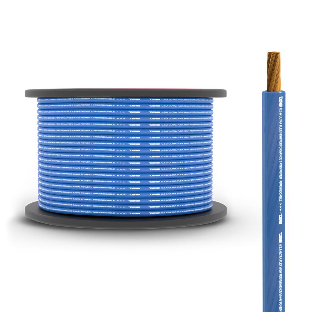 DS18 8-GA CCA Ground, Power Cable, 250 Feet