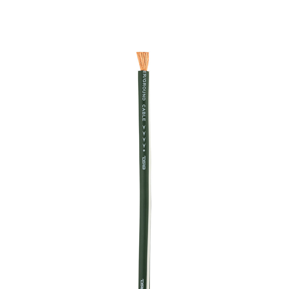 DS18 4-GA 100% OFC Ground, Power Cable, 50 Feet -Camo Green