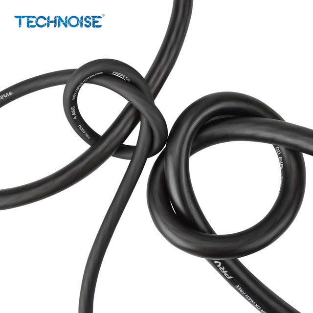 PRV PW0AWG - BLACK 0 GAUGE OFC WIRE, CAR AUDIO POWER / GROUND COPPER CABLE (50 FT SPOOL)