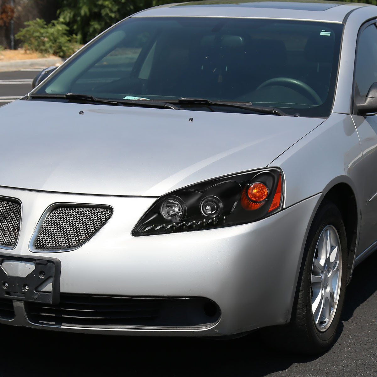 Spec-D 05-10 Pontiac G6 Headlights LED Bar Projector Black/Clear