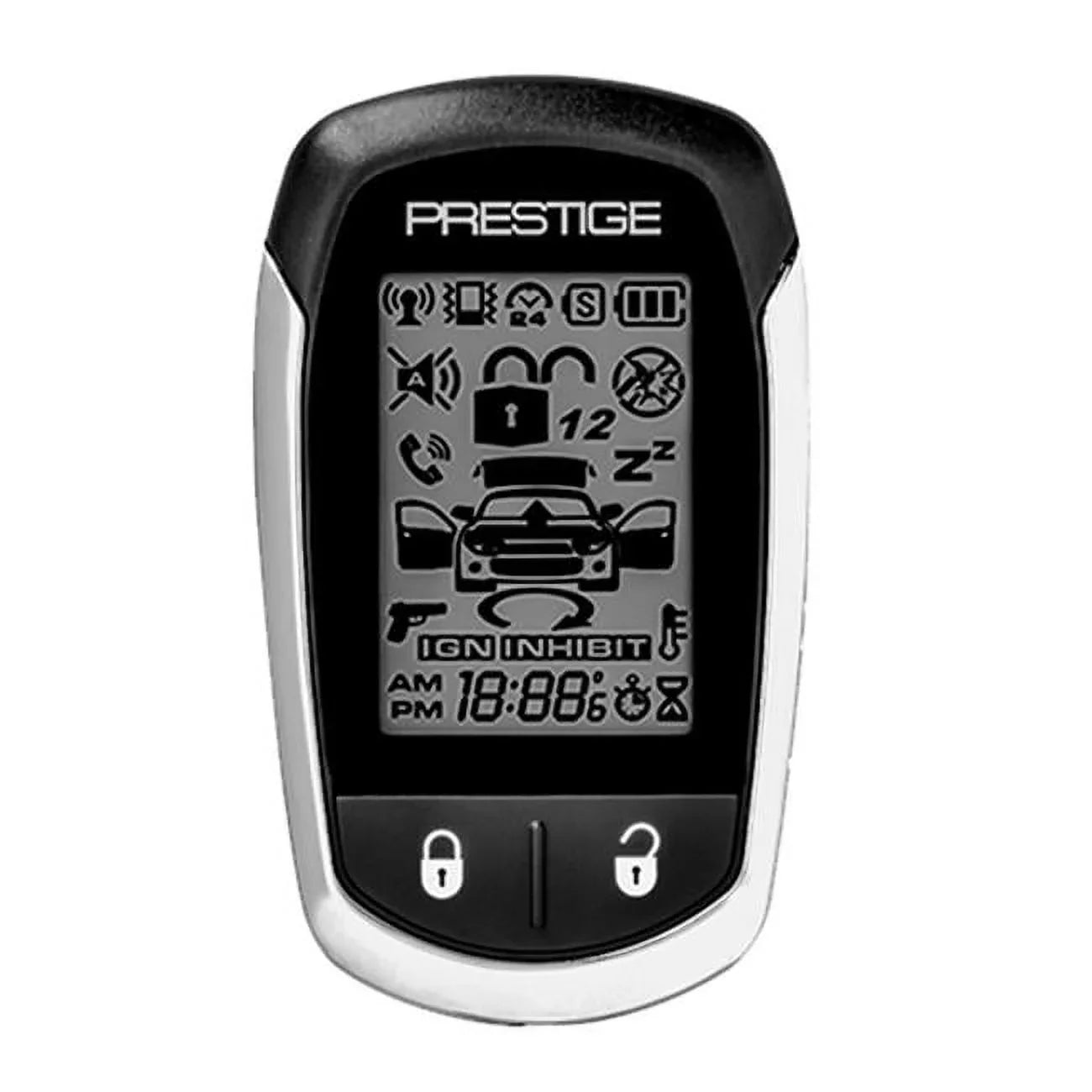 Prestige 18LCDSP 2 Way Replacement Remote - Black