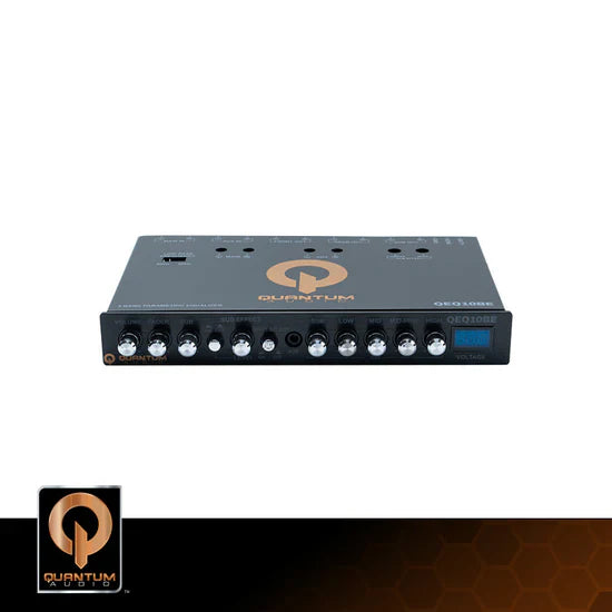 QEQ10BE : 5 Band Eq W/ Bass Enhancer & Battery Voltage Display