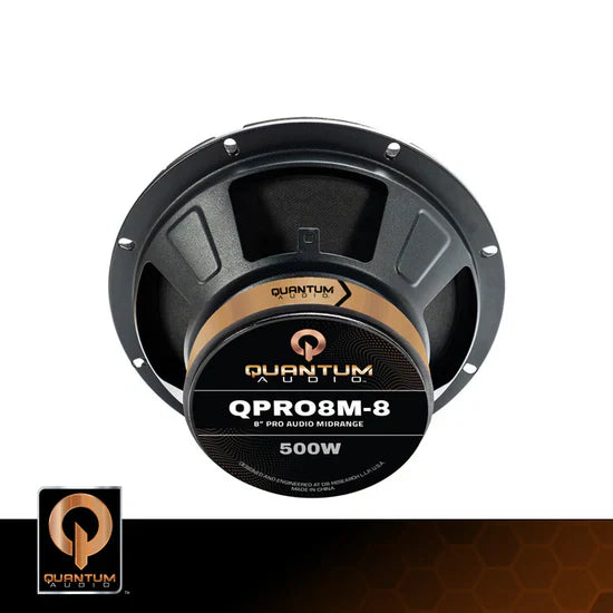 QPRO8M-8: 8” PRO Audio Midrange (8-Ohm)