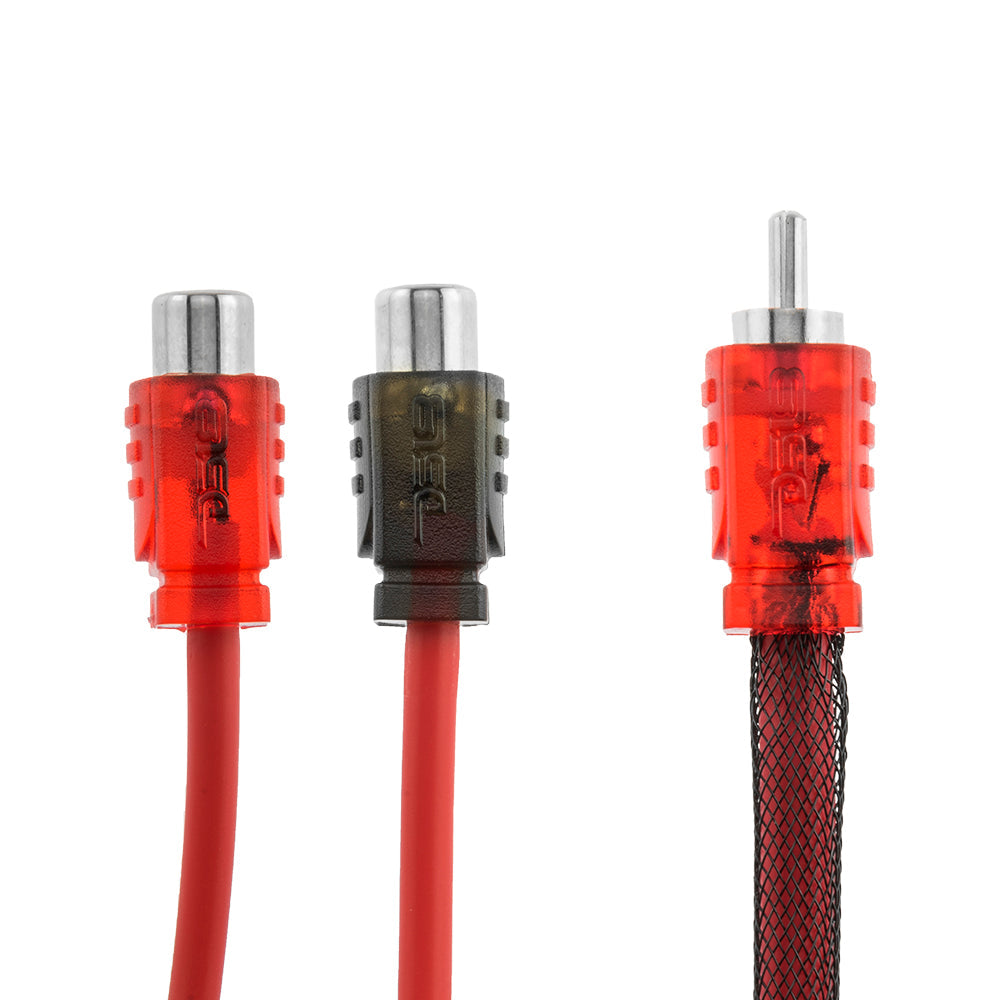 Level 2 100% OFC RCA Y Connector 2 Female to 1 Male