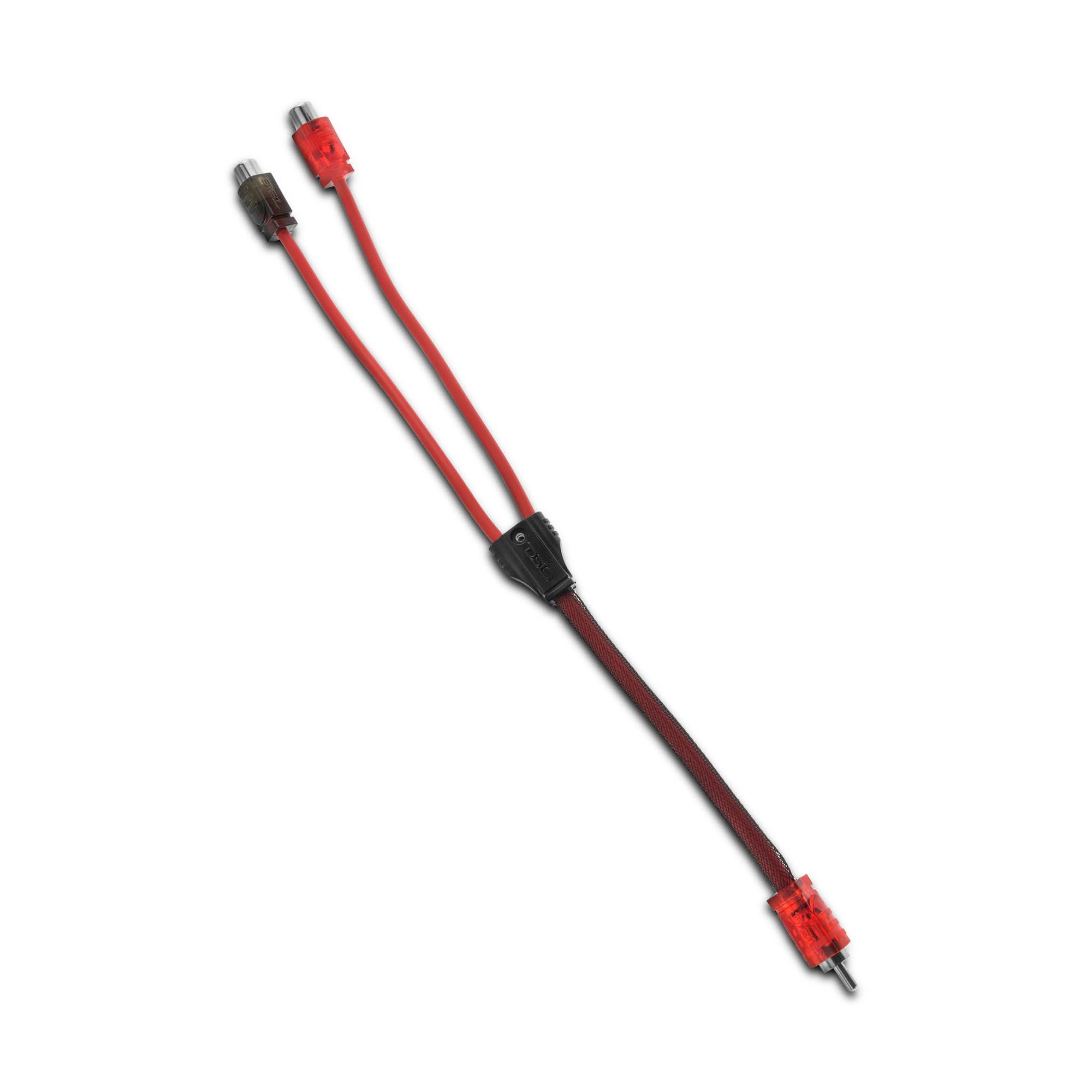 DS18 Level 2 100% OFC RCA Y Connector 2 Female to 1 Male