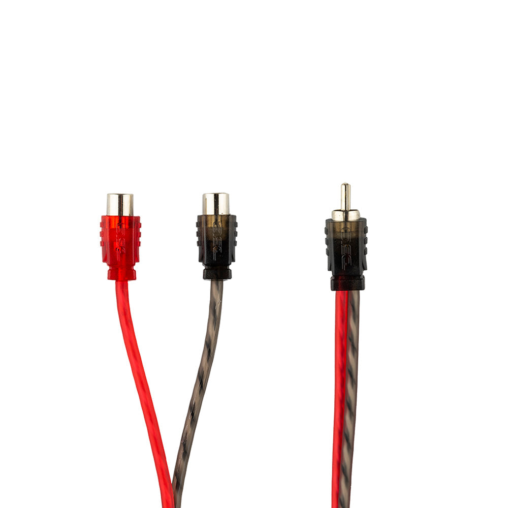 Level 1 100% OFC RCA Y Connector 1 Male to 2 Female