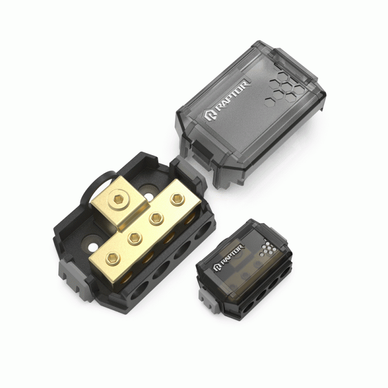 Raptor RDB1 4-Position Ground Distribution Block - Pro Series