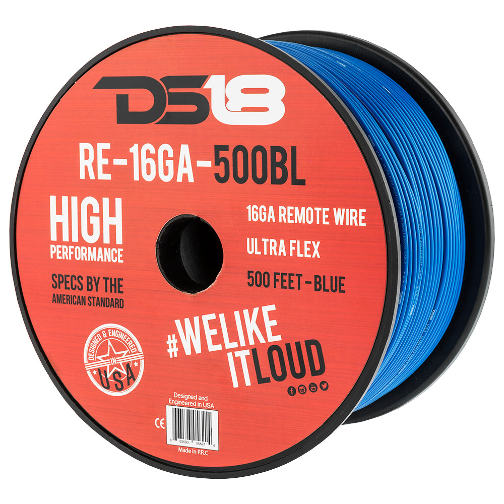 DS18 16-GA Remote Wire Primary Wire 500 Feet