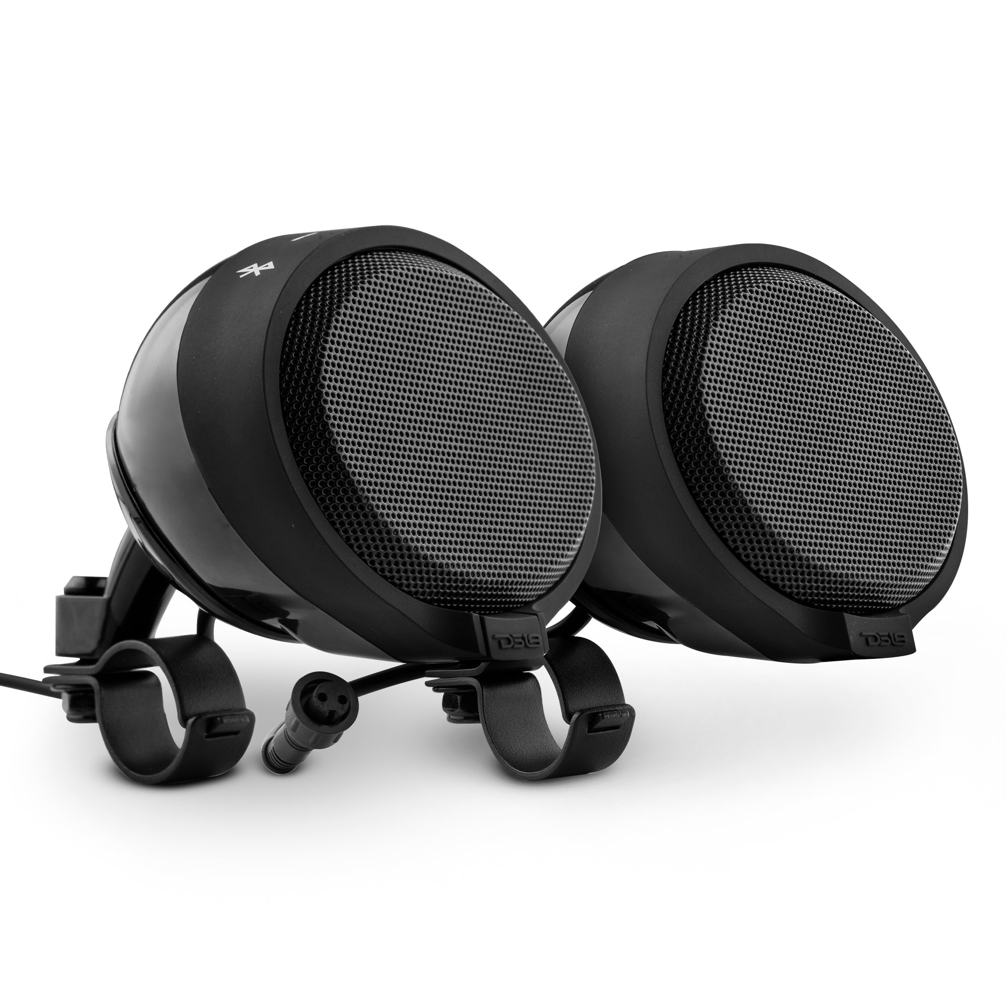 DS18 Amplified Handlebar Mount Speaker Pods for Motorcycles with 5.0 Bluetooth