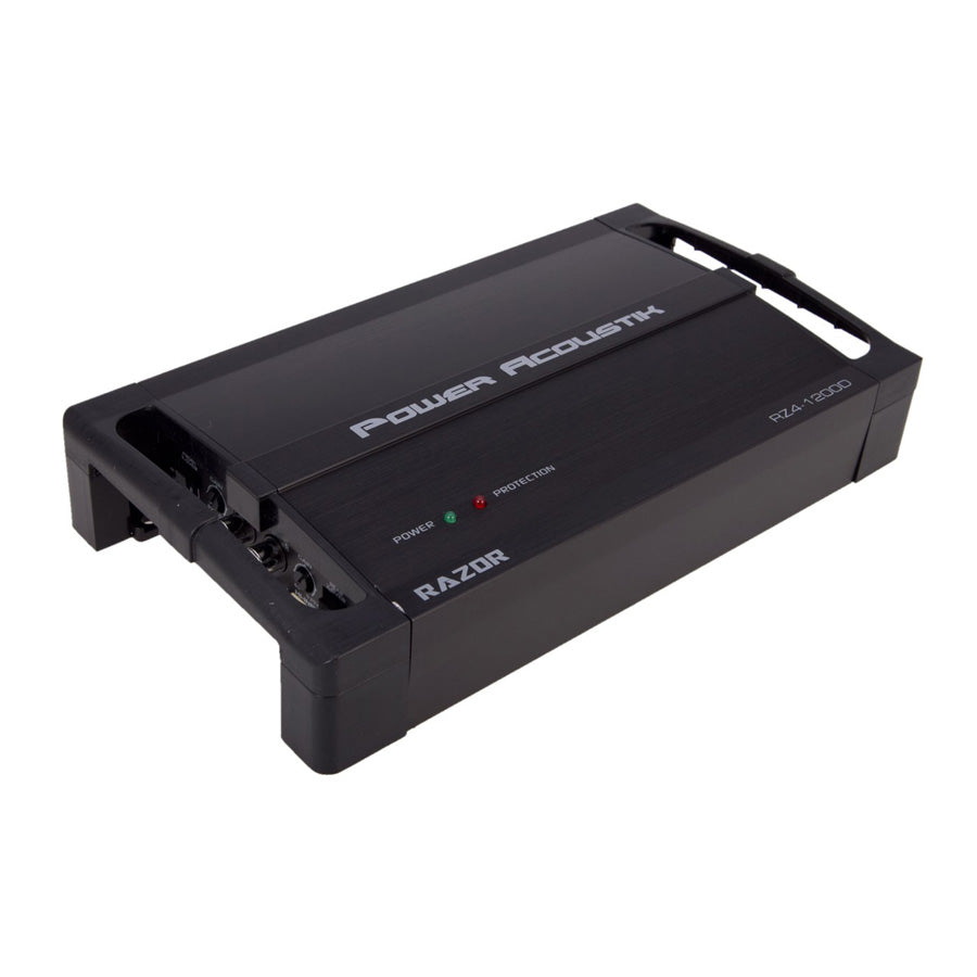 Power acoustik RZ4-1200D 1200W RAZOR Series 4 Channel Amplifier