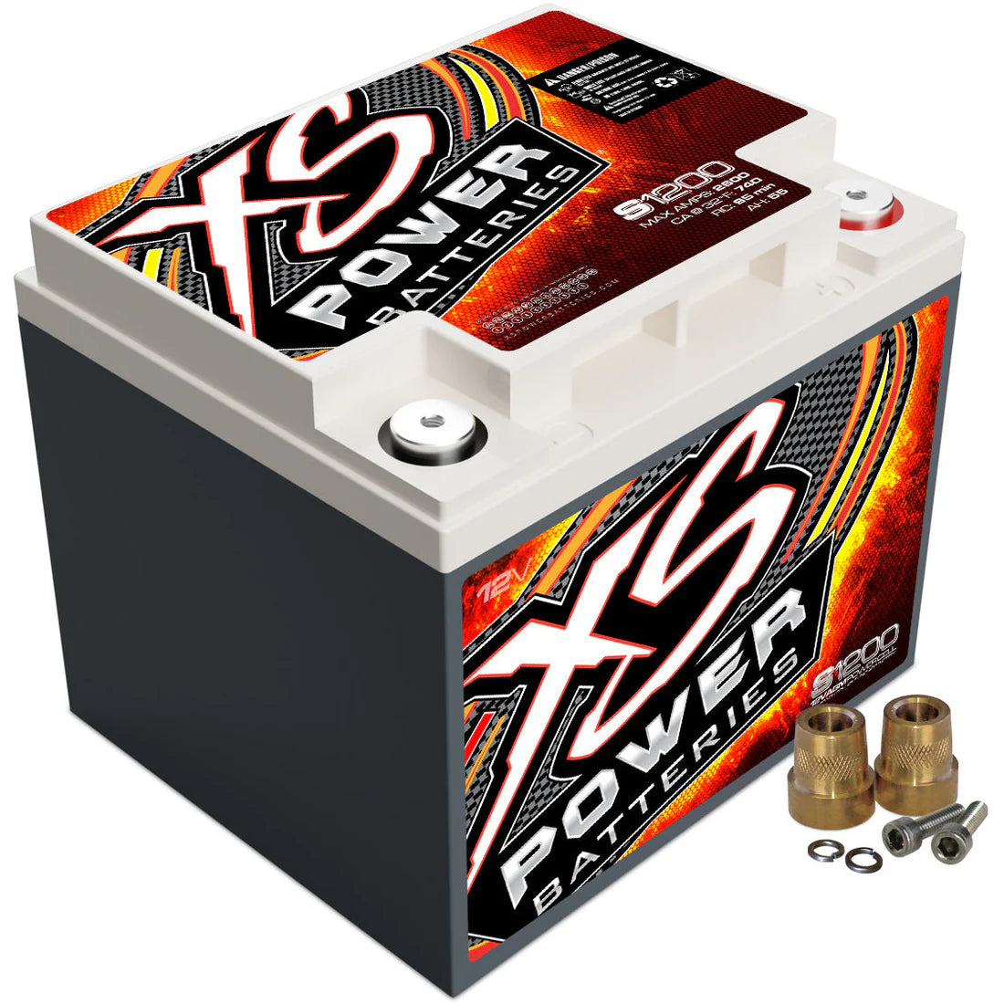 XS Power S1200 55 AH 2600 Watts AGM Power Cell 12-Volt Battery