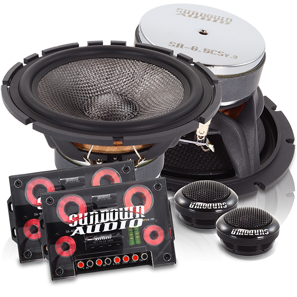 Sundown audio SA-6.5CS V.3 (SA Series) 125-watt SPEAKERS