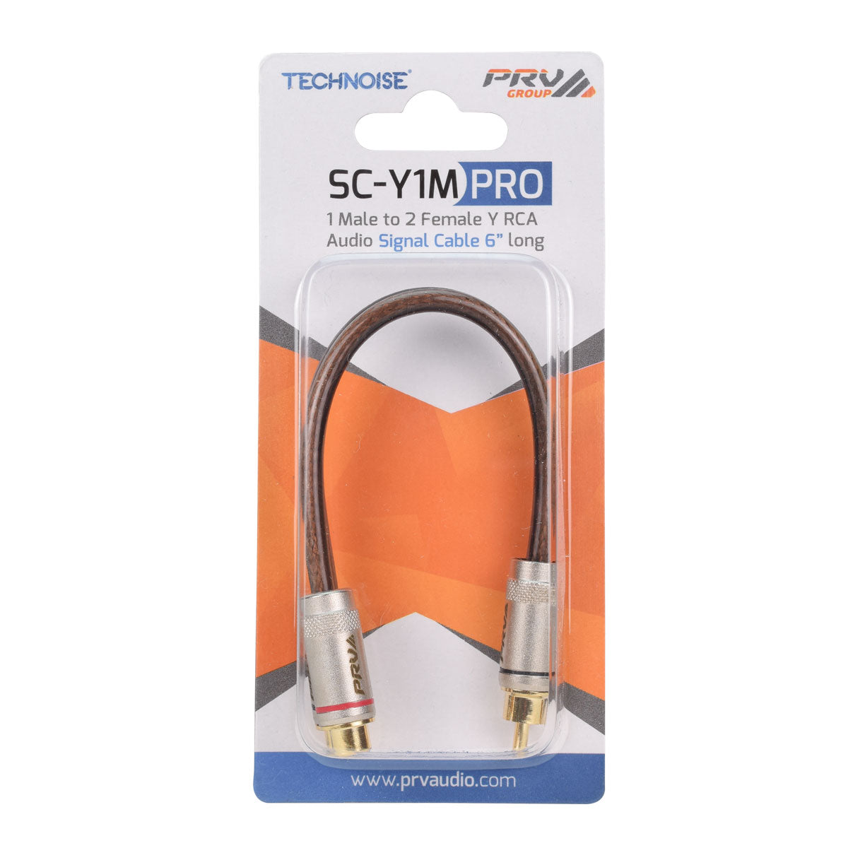 PRV SC-Y1M PRO 22G OFC COPPER 2 CH RCA AUDIO CABLE Y1M