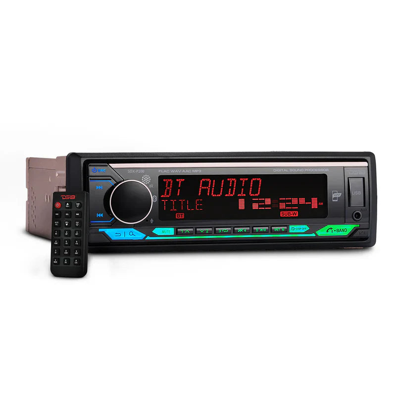 DS18 SINGLE DIN SDX-P200 High Power 240 Watts RMS (4 x 60) Digital Media Receiver | Single Din