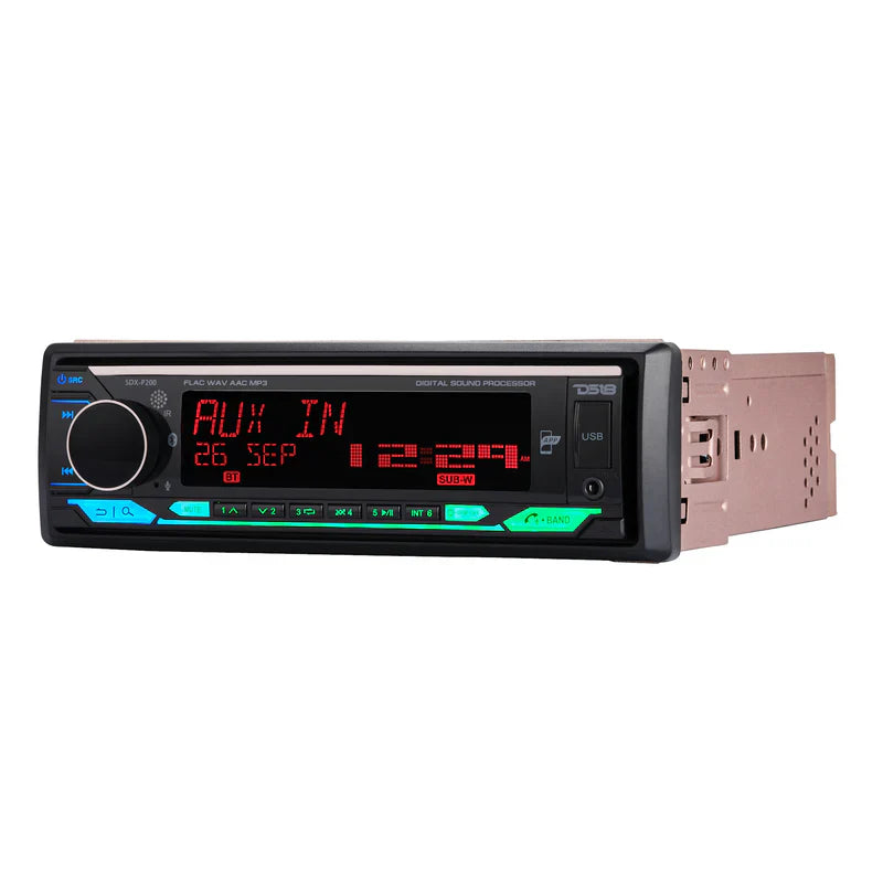 DS18 SINGLE DIN SDX-P200 High Power 240 Watts RMS (4 x 60) Digital Media Receiver | Single Din