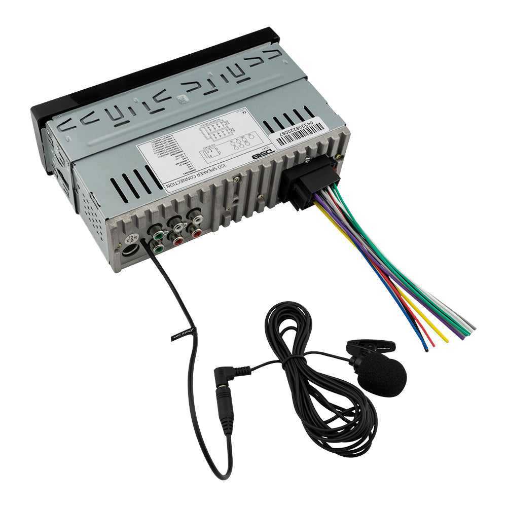 DS18 Single-DIN Digital Media Receiver Mech-Less Player, Bluetooth, Dual USB ,7 Volt Preouts
