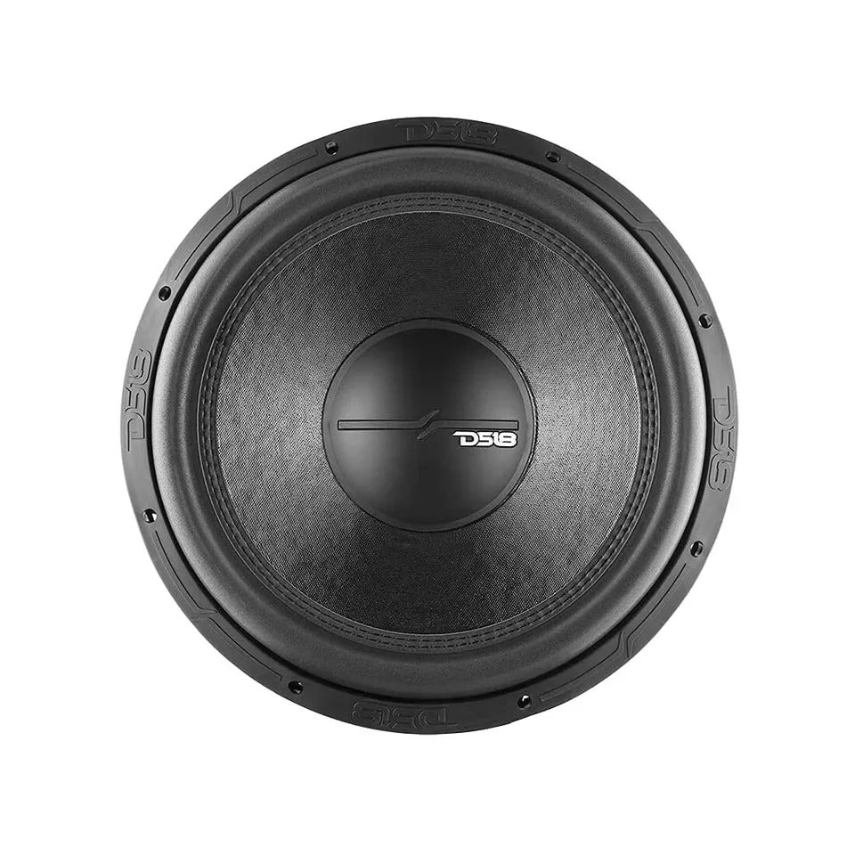 DS18 IXS12.4S 1600 Watts Max Power 4Ohm Single Voice Coil Shallow Car Audio S...