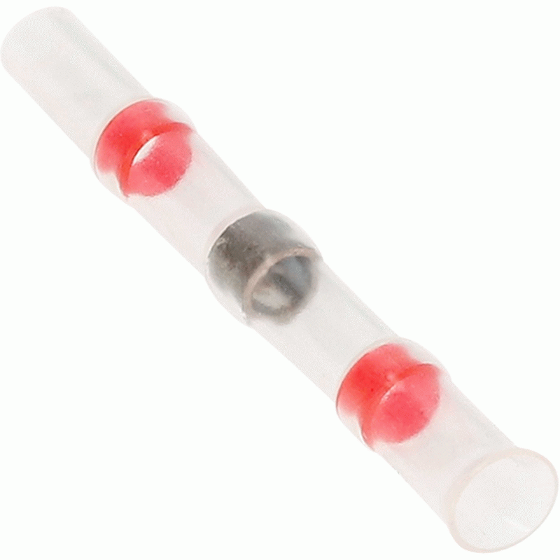 SHSRBC-50 Heat Shrink Red Butt Connector