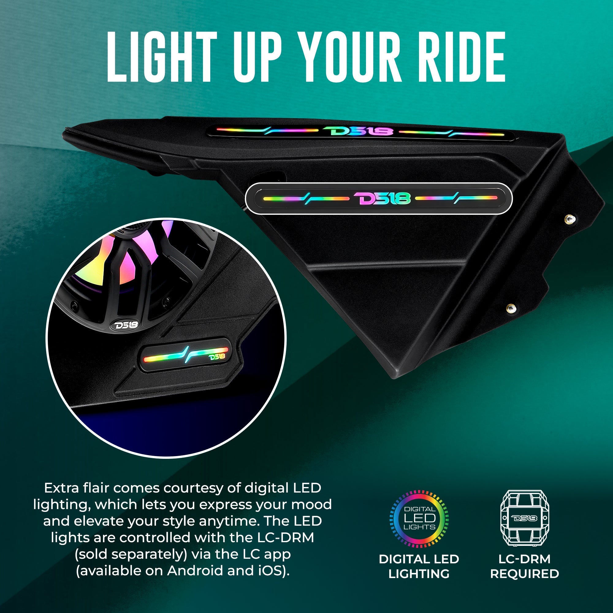 Polaris Slingshot Front Kick Panel Speaker Pods – Loaded with 8