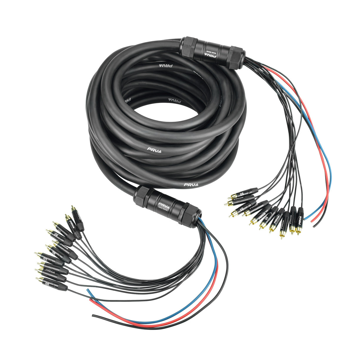 PRV SNAKE 10RCA-50 50ft RCA Medusa Cables