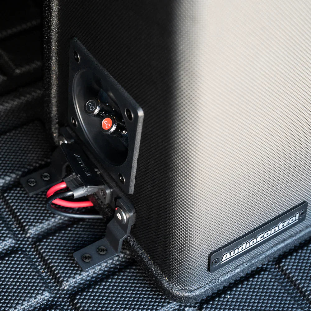 AudioControl 400 Watt (RMS) Space Series Sealed Wedge Subwoofer Box Enclosure (400 Watt RMS/600 Watt Max) | 10