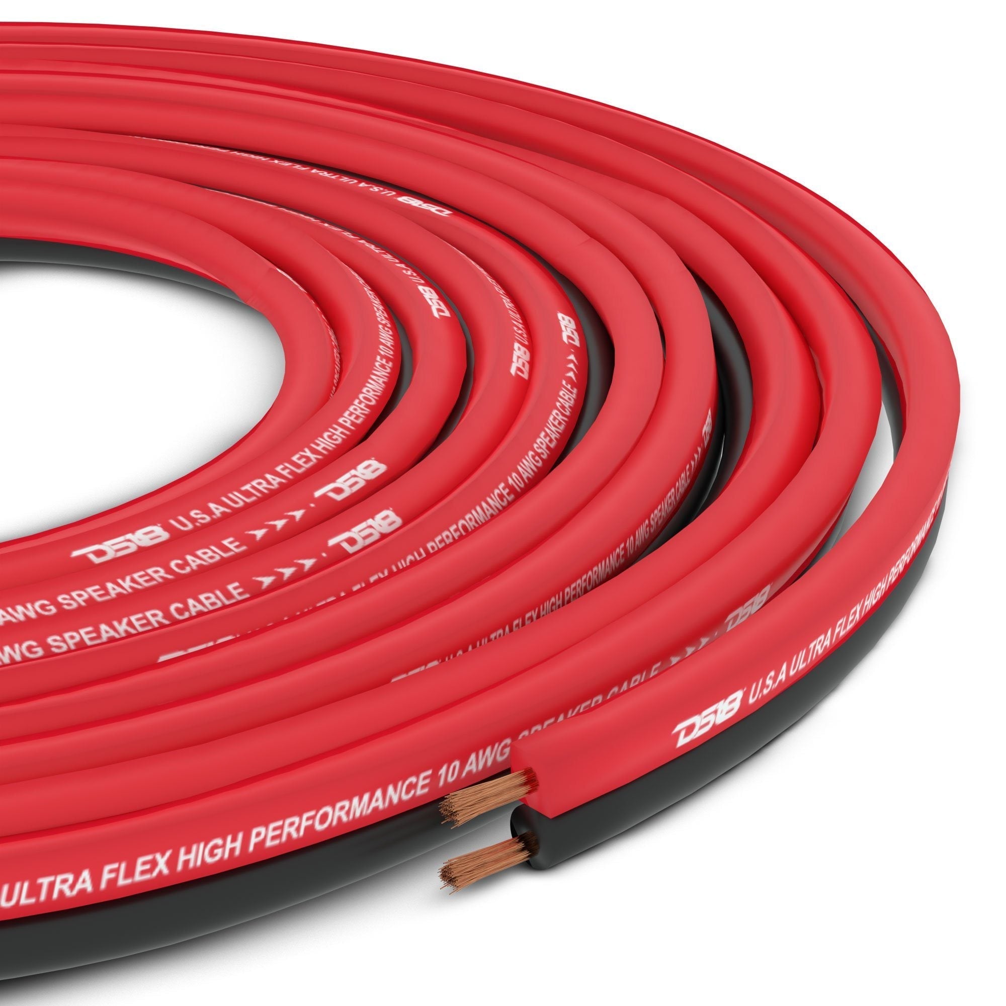 DS18 SW-16GA-100RB 16-GA Ultra Flex CCA Speaker Wire 100 Ft